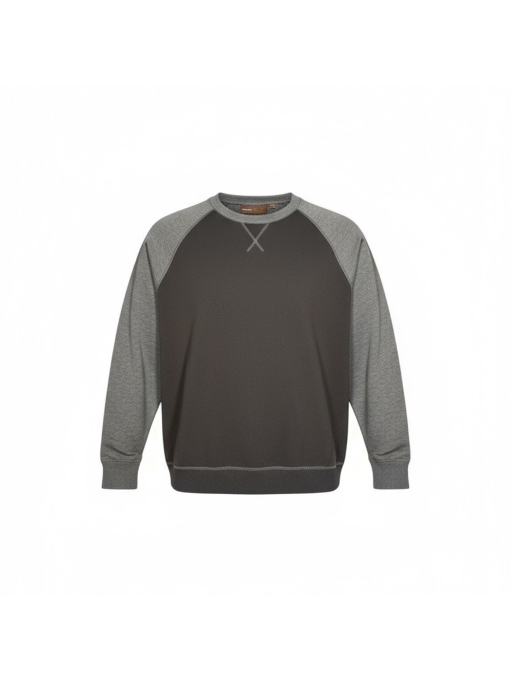Perry Ellis NWT pullover brown neutral knit contemporary men sweater extra large